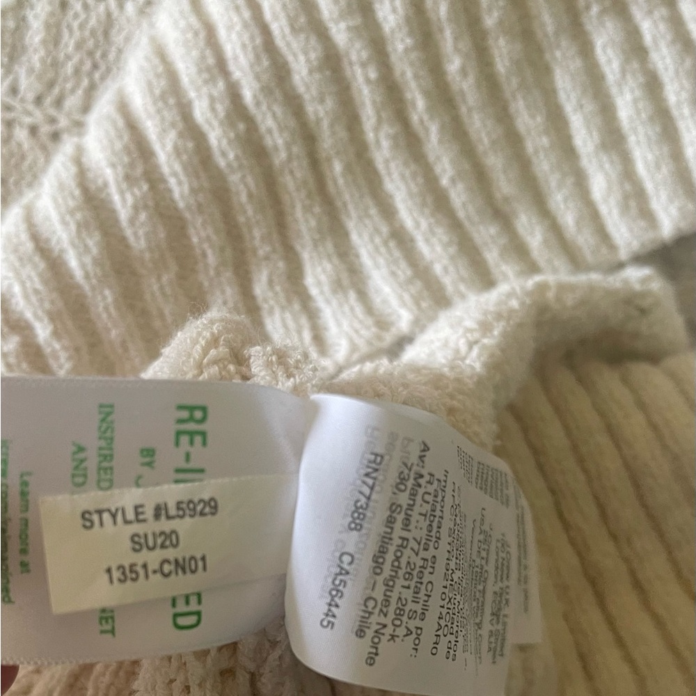 J.Crew V-neck cardigan sweater -Cream -Medium - Picture 6 of 11